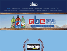 Tablet Screenshot of admiralbeverage.com